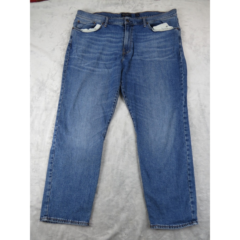 Lucky Brand 121 Slim Straight‎ Jeans Men 42x30 Blue Denim Stretch